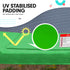 Kahuna 8ft x 11ft Rectangular Trampoline Rainbow Free Safety Net Spring Pad Cover Mat Ladder