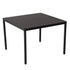 Eden 4-Seater Outdoor Lounge Set with Coffee Table in Black-Stylish Textile and Rope Design - Outdoorium