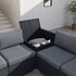 Modular Outdoor Lounge Set-9pcs Sofa, Armchairs and Coffee Table – product image 11