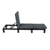 Black Rattan Sunbed with Adjustable Recline - Outdoorium