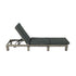 Grey Rattan Sun Bed with Adjustable Recline - Outdoorium