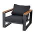5 Seater Grandeur Lounge Suite – Charcoal Grey