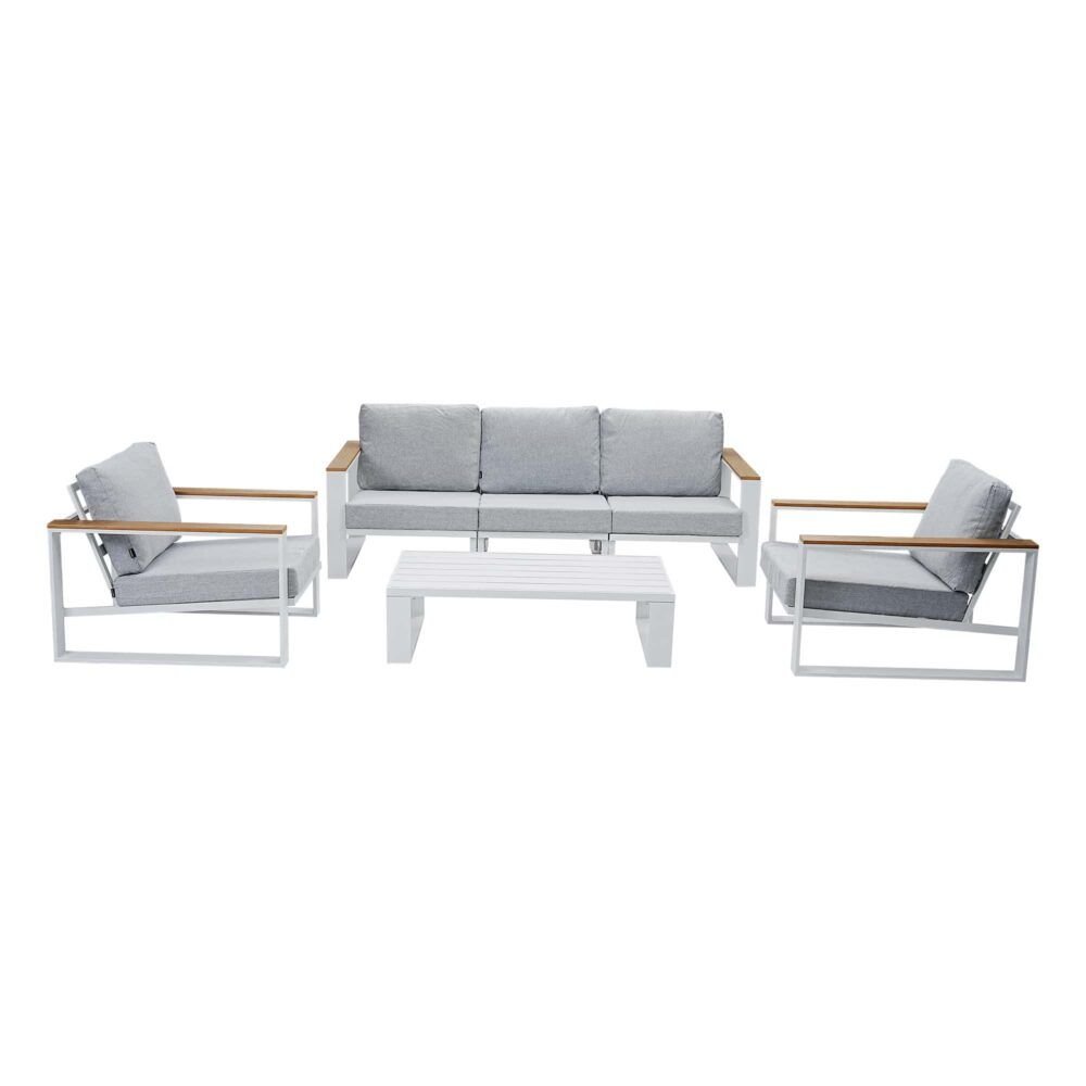 5 Seater Grandeur Lounge Suite – White
