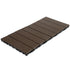10PCS Interlocking Patio Deck Tiles 30cm x 30cm Outdoor Wood Flooring for Patio Garden Balcony Poolside Walnut