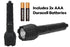 Defiant 80 Lumens Flashlight LED Lamp Torch with AAA Batteries Flash Light Camp Outdoor - Outdoorium