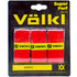 Volkl Super Perf Over Grip Overgrip Tennis Squash Badminton - 3 Pack - Red - Outdoorium