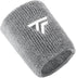 Tecnifibre Tennis XL Wristband Wrist Bands Sweatband Sport Squash Cotton - Silver - Outdoorium