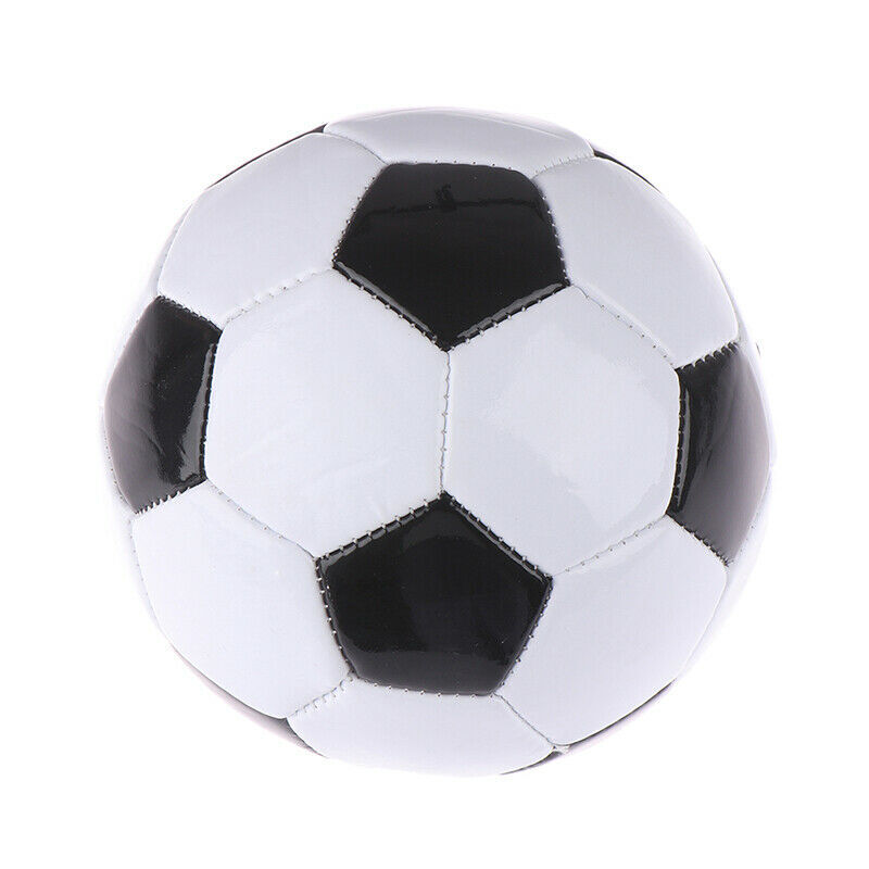 Classic Soccer Ball Football Training Standard Size 5 - Black/White