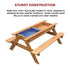 Sand & Water Wooden Picnic Table | Outdoorium