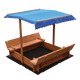 Kids Wooden Toy Sandpit with Canopy | Outdoorium