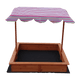 Kids Wooden Toy Sandpit with Adjustable Canopy | Outdoorium