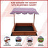 Kids Wooden Toy Sandpit with Adjustable Canopy | Outdoorium
