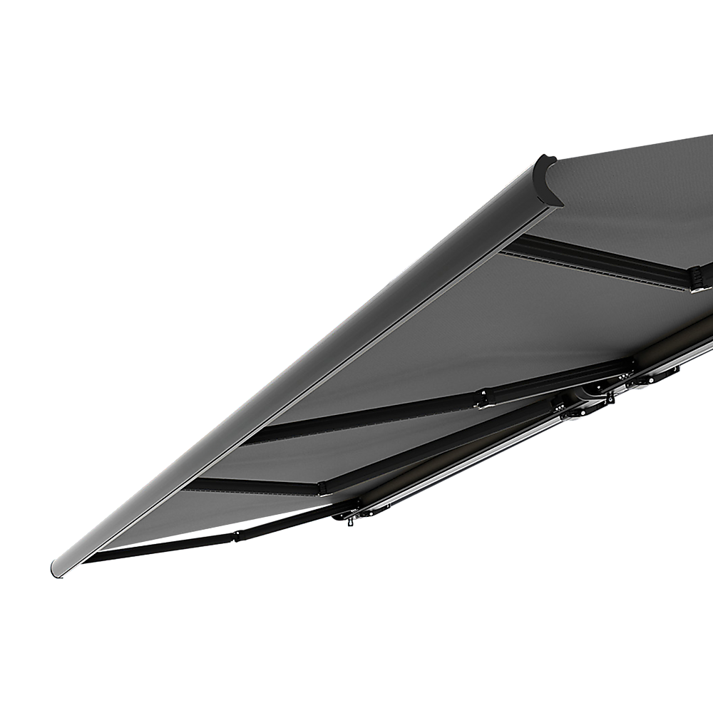 Motorised Retractable Awning – 5.0x3.0m Grey Full Cassette Design