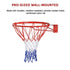 Pro Size Wall Mounted Basketball Hoop Ring Goal Net Rim Dunk Shooting Outdoor