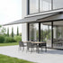 Motorised Retractable Awning – 5.5x3m Grey Full Cassette Design