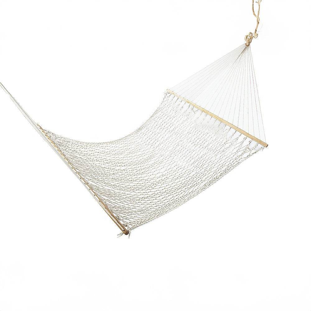 4m Traditional Cotton Rope Hammock with Hanging Hardware - Outdoorium