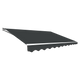 Outdoor Folding Arm Awning Retractable Sunshade Canopy Grey 5.0m x 2.5m