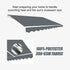 Motorised Outdoor Folding Arm Awning Retractable Sunshade Canopy Grey 3.0m x 2.5m