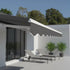 Motorised Outdoor Folding Arm Awning Retractable Sunshade Canopy Grey 4.0m x 3.0m