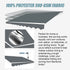 Motorised Outdoor Folding Arm Awning Retractable Sunshade Canopy Grey 5.0m x 2.5m