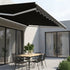 Motorised Retractable Awning – 5.0x3.0m Black Outdoor Shade