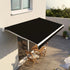Motorised Retractable Awning – 5.0x3.0m Black Outdoor Shade