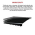 Motorised Retractable Awning – 5.0x3.0m Black Outdoor Shade