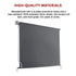 Straight Drop Awning – 2.1x2.5m Grey Retractable Patio Screen – product image 9