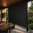 Straight Drop Awning – 2.1x2.5m Black Retractable Patio Screen – product image 2