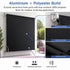 Straight Drop Awning – 2.1x2.5m Black Retractable Patio Screen – product image 6
