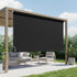 Retractable Straight Drop Roll Down Awning Garden Patio Screen 3.0X2.5M | Home & Garden > Shading