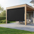 Retractable Straight Drop Roll Down Awning Garden Patio Screen 3.0X2.5M | Home & Garden > Shading