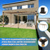 Roof Pergola Gazebo Shed Matte Black Steel Brackets DIY Kits