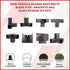 Roof Pergola Gazebo Shed Matte Black Steel Brackets and Black Screen DIY Kits