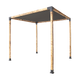 Roof Pergola Gazebo Shed Matte Black Steel Brackets and Black Screen DIY Kits