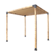 Roof Pergola Gazebo Shed Matte Black Steel Brackets and Coffee Screen DIY Kits