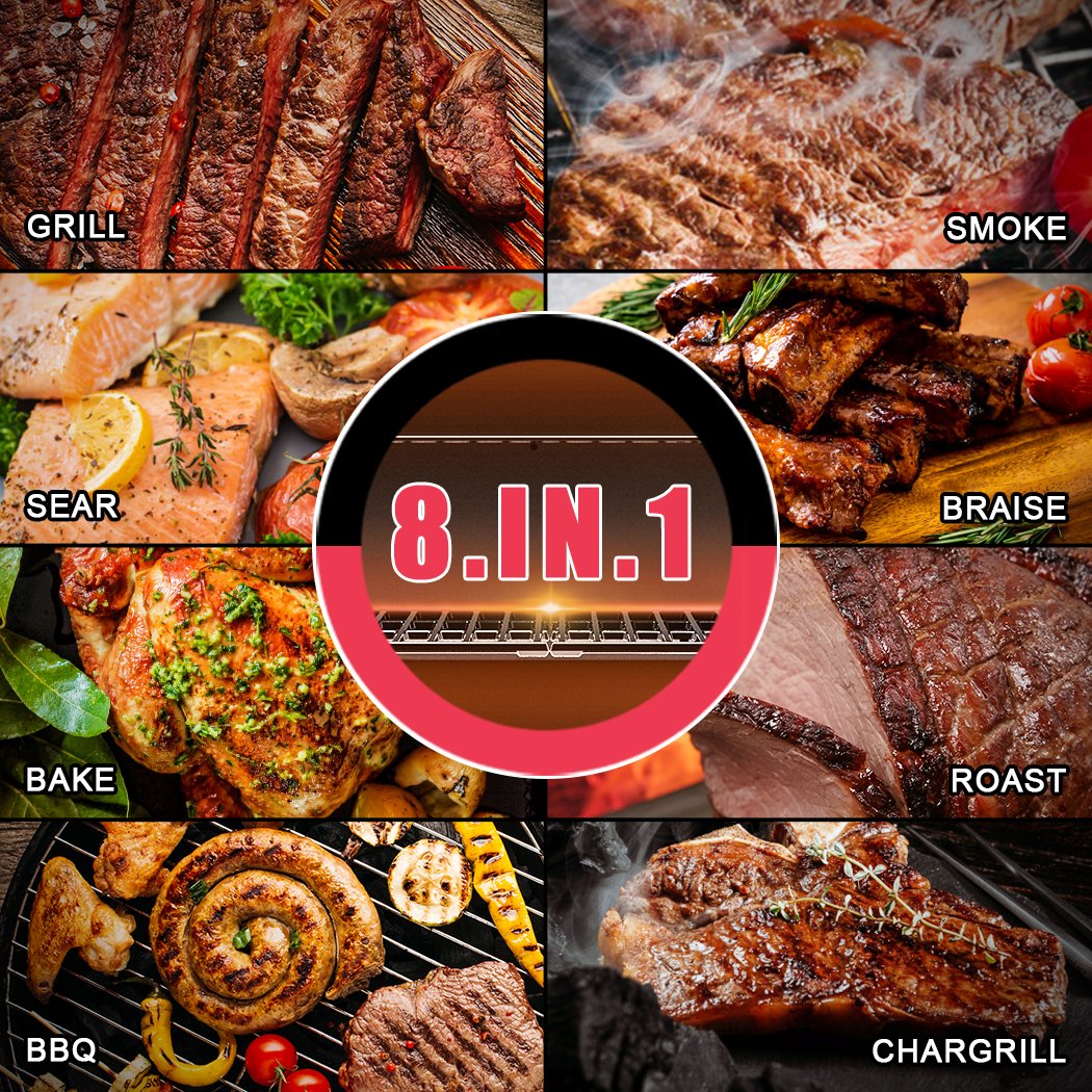 Asmoke AS500N-2 Wood Pellet Grill Silver