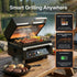ASMOKE Essential Portable Wood Pellet Grill & 47L Mini Fridge Bundle + 5lb Apple Wood Pellets