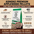 ASMOKE Essential Smart Portable Wood Pellet Grill & Pitmaster Accessory Bundle - Includes 10x Skewers, Heavy-Duty Meat Claws, Smoke Tube & 20lb Applewood Pellets