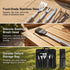 ASMOKE Essential Portable Smart Wood Pellet Grill Smoker & 6pc BBQ Tool Set + 20lb Applewood Pellets Bundle
