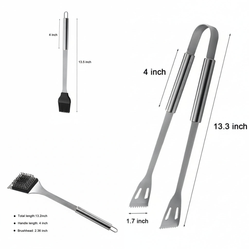 ASMOKE Essential Portable Smart Wood Pellet Grill Smoker & 6pc BBQ Tool Set + 5lb Applewood Pellets Bundle