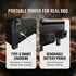 ASMOKE Essential Portable Wireless Pellet Smoker - Battery Powered 8-in-1 Mini BBQ Grill with Smart Temp Control & Meat Probe for Camping & RV
