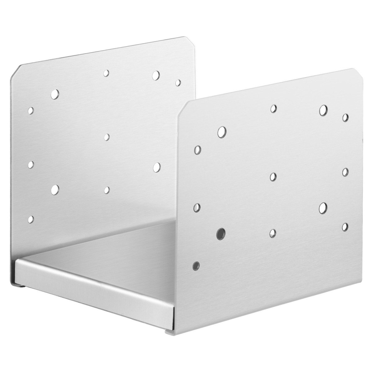 203.2x203.2mm Post Base, 1Pcs Stainless Steel Adjustable Post Anchor Bracket(Internal 198 x 185), Adjustable Post Base for Pavilion Deck Porch Handrail Railing Support Decorative Anchor Plate