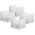 203.2x203.2mm Post Base, 4Pcs Stainless Steel Adjustable Post Anchor Bracket(Internal 198 x 185), Adjustable Post Base for Pavilion Deck Porch Handrail Railing Support Decorative Anchor Plate