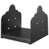 8x8 Post Base 2 Pcs, Inner Size 7.9x7.5 inch / 200x190 mm Post Brackets, Heavy Duty Carbon Steel Decking Posts, Wood Posts Brackets for Pavilion Deck Railing Support Deck Base Plate, Black