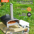 VEVOR 12" Wood Fired Pizza Oven – Portable Pellet Pizza Oven with Pizza Stone & Carry Bag
