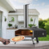 VEVOR 12" Wood Fired Pizza Oven – Portable Pellet Pizza Oven with Pizza Stone & Carry Bag