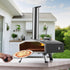 VEVOR 12" Wood & Charcoal Fired Pizza Oven – Portable Outdoor Pizza Oven with Pizza Stone