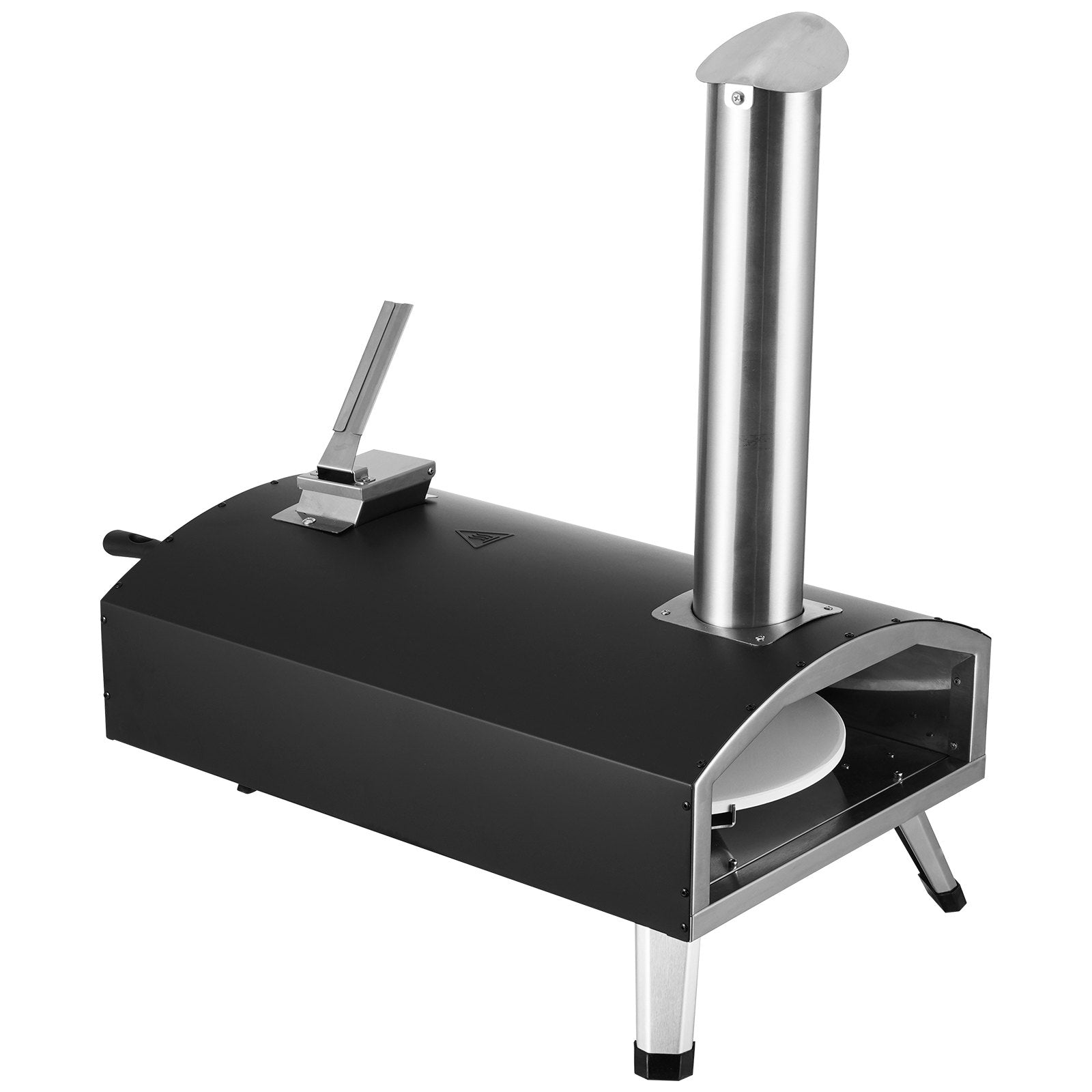 VEVOR 12" Wood & Charcoal Fired Pizza Oven – Portable Outdoor Pizza Oven with Pizza Stone