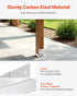 6x6 Post Base 10 Pcs, Inner Size 5.49x5.57inch/139.5x141.5mm Concrete Post Anchor, Heavy-Duty Zinc-Plated Carbon Steel Posts Brackets with 1 Inch Standoff Elevation, for Concrete Pergolas Patio